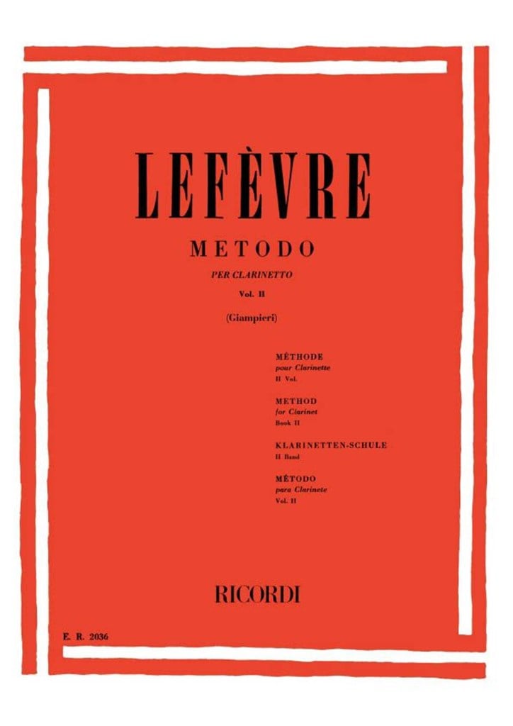 Metodo Per Clarinetto - Vol. II